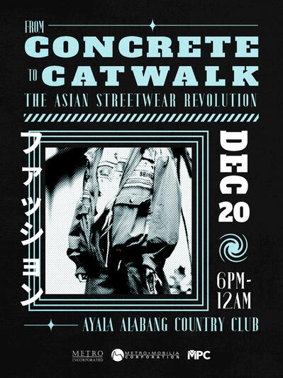 Y2K Grunge Christmas Event Poster