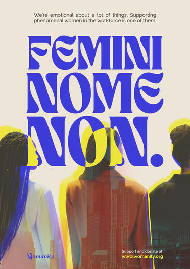 Conceptual Women-Empowered Org Charity Poster