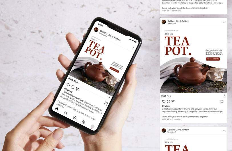 Conceptual Pottery Ad Campaign