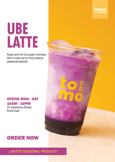 Adobe InDesign Latte Poster